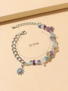 Vòng tay trang trí bằng đá - Nhiều màu - Xem 4