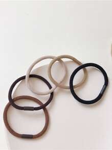 10 chiếc Cột tóc Đơn giản - Nhiều màu - Xem 2