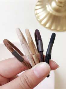 10 chiếc Cột tóc Đơn giản - Nhiều màu - Xem 4