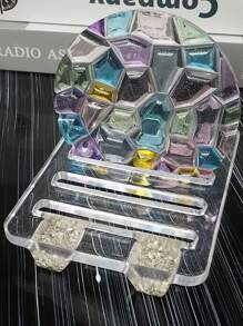 4 cái Tự làm Coaster & 1 cái Khay Khuôn - trắng - Xem 2