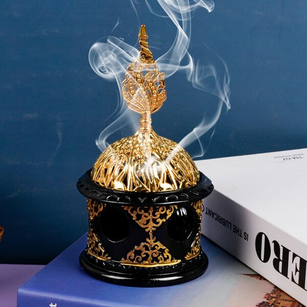 

Vintage Incense Burner, Black