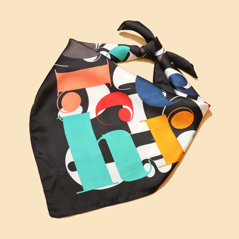 

Guys Letter Graphic Bandana, Multicolor