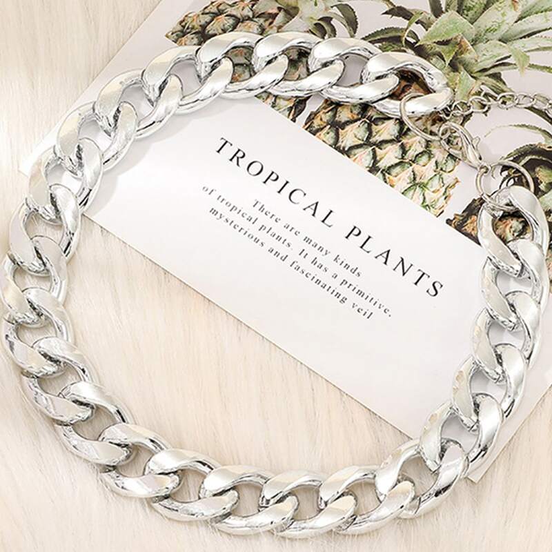 

Minimalist Chain Necklace, Silver