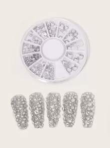1box Rhinestone Nail Art Decoration DIY Nail Charms Nail Gems Nail Supplies