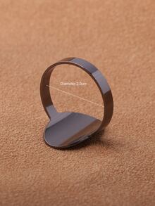 Hombres Anillo de acero inoxidable - Negro - Ver 3