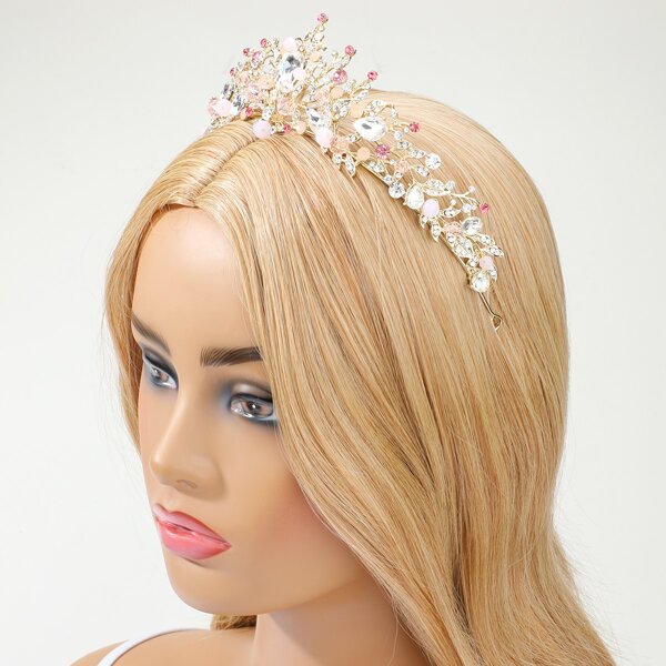 

Rhinestone Crown Design Headband, Multicolor