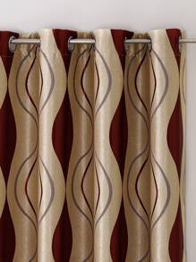 Cama individual Cortina opaca jacquard panel - Multicolor - Ver 4
