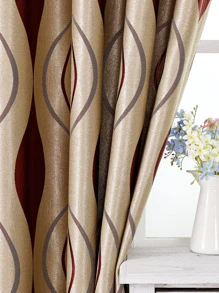 Cama individual Cortina opaca jacquard panel - Multicolor - Ver 6