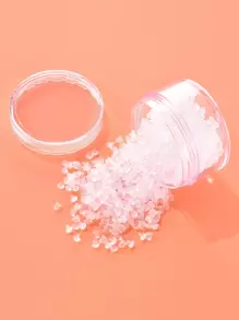 Approximately 1000pcs 4*4mm Transparent Plastic Ear Plugs, Back Stoppers For Earrings And Studs - Clear - View 1