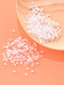 Approximately 1000pcs 4*4mm Transparent Plastic Ear Plugs, Back Stoppers For Earrings And Studs - Clear - View 2