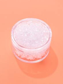 Approximately 1000pcs 4*4mm Transparent Plastic Ear Plugs, Back Stoppers For Earrings And Studs - Clear - View 3