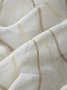 Rèm bảng đơn in sóng - trắng - Xem 6