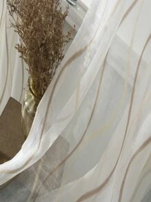 Rèm bảng đơn in sóng - trắng - Xem 7