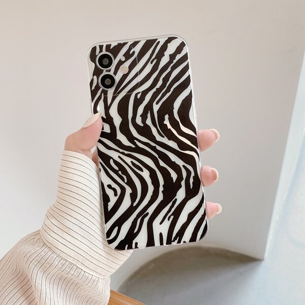 

Zebra Stripe Phone Case, Black