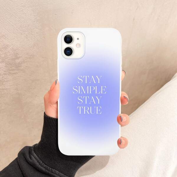 

Letter Graphic Phone Case, Multicolor