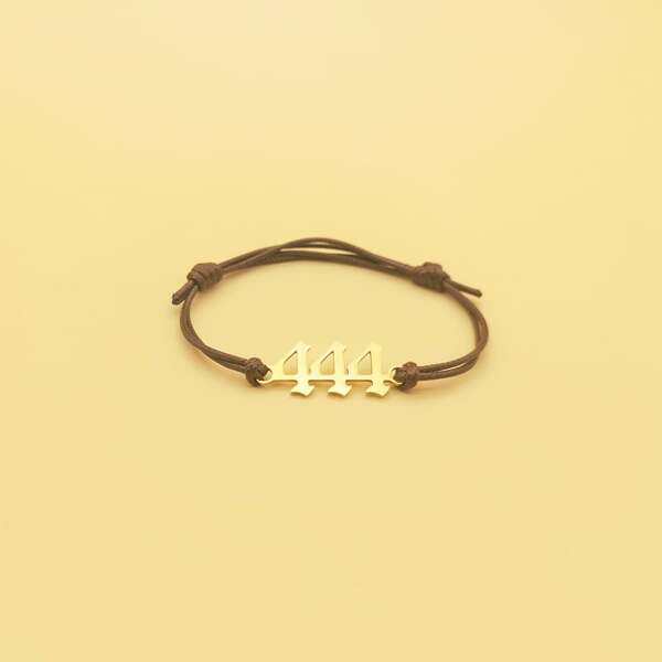 

Number Decor Bracelet, Brown