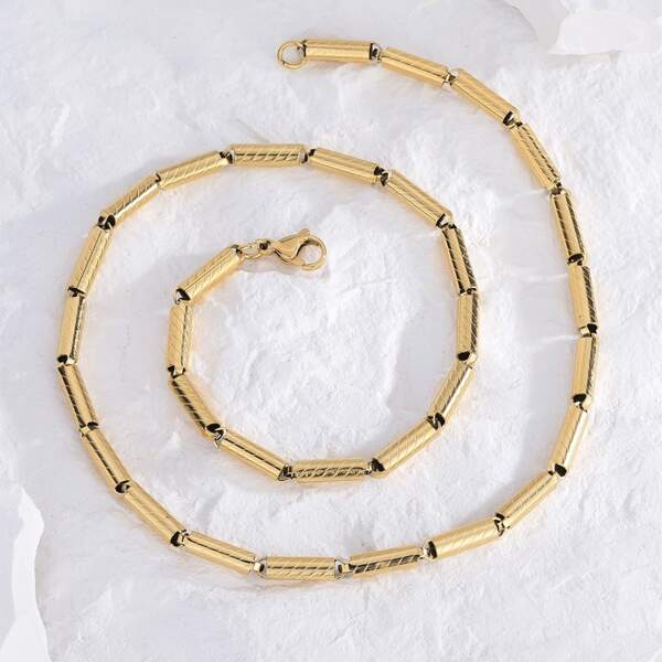 

1pc Minimalist Necklace, Gold