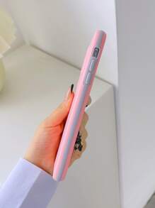 Two Tone Contrast Frame Phone Case - Multicolor - View 3