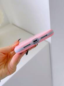 Two Tone Contrast Frame Phone Case - Multicolor - View 6