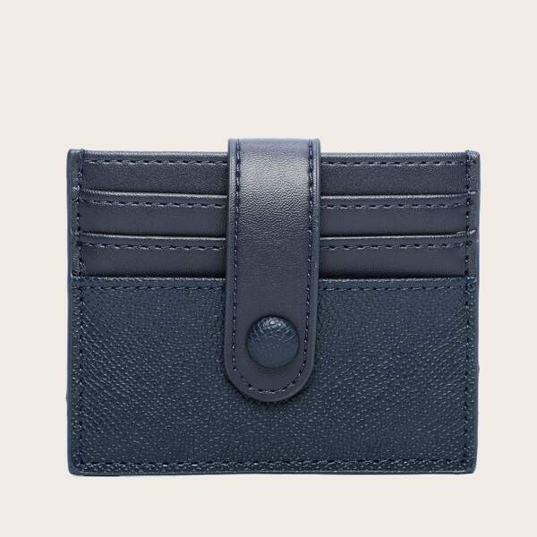 

Minimalist Textured Card Holder, Blue
