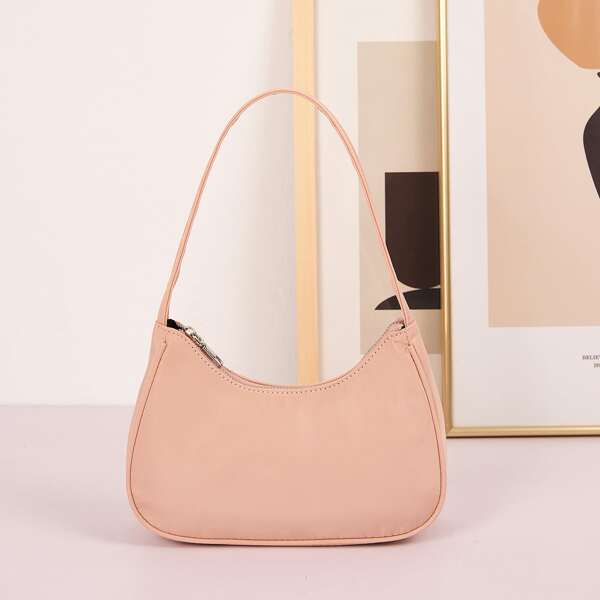 

Minimalist Baguette Bag, Pink