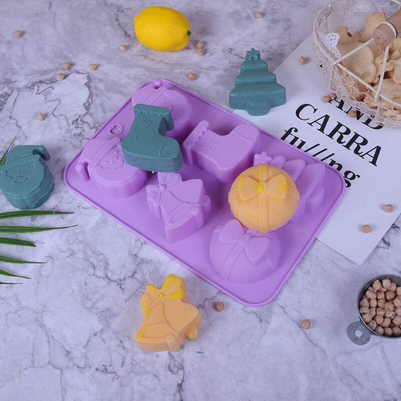 

1pc Random Color Christmas Baking Mold, Multicolor