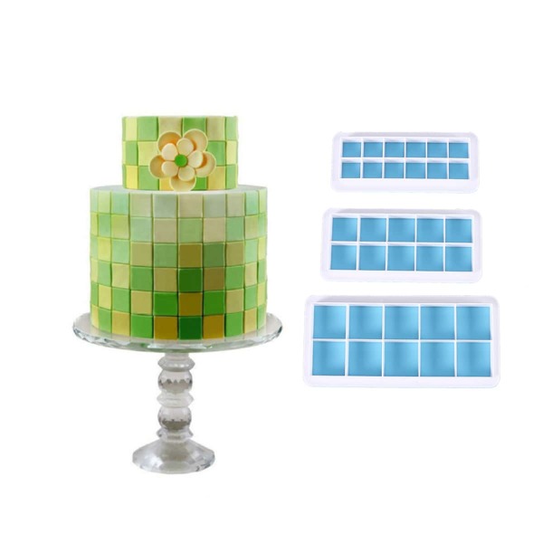 

3pcs Cake Baking Decorating Tool, White