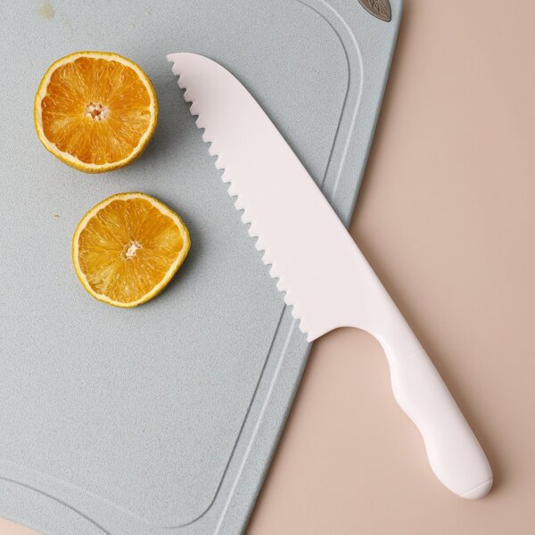 

1pc Plastic Cake Knife, White