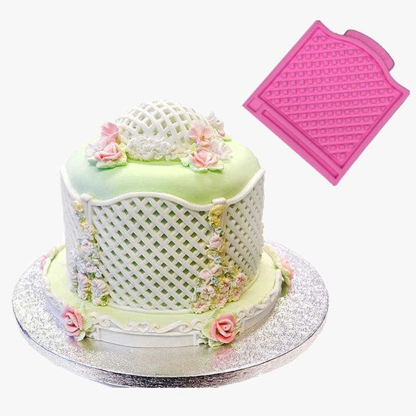 

1pc Silicone Cake Mold, Pink