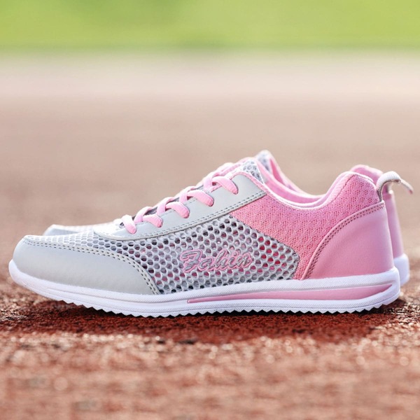 

Mesh Hollow Out Running Shoes, Multicolor