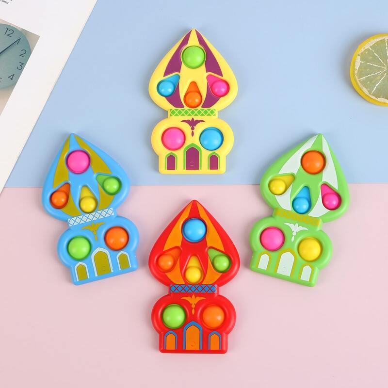

1pc House Shaped Random Color Push Pop Bubble, Multicolor
