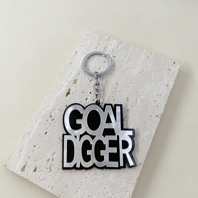 

Letter Pendant Keychain, Multicolor
