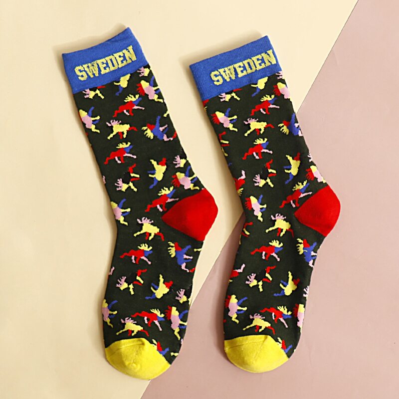 

Guys Graphic Crew Socks, Multicolor