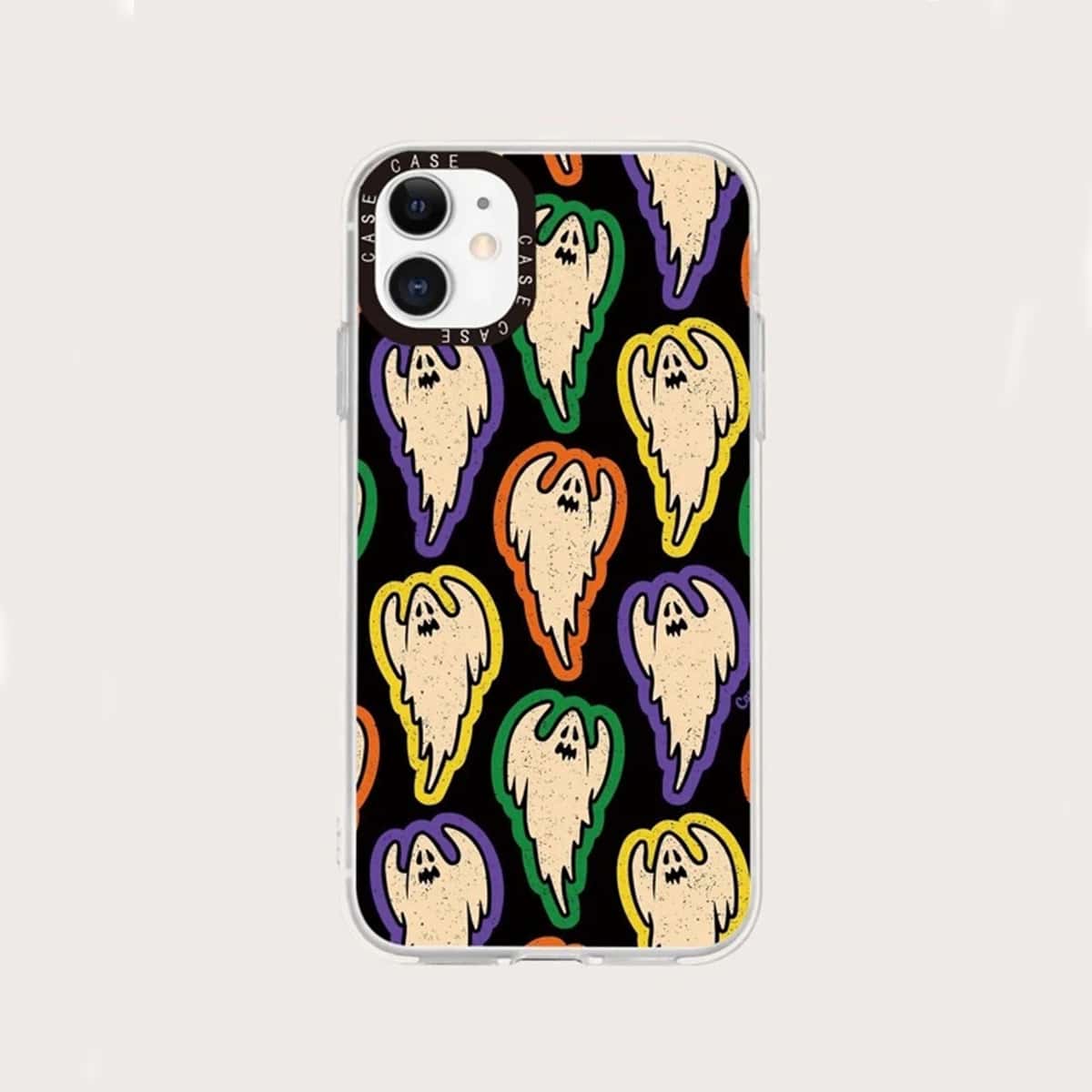 

Ghost Pattern Phone Case, Multicolor