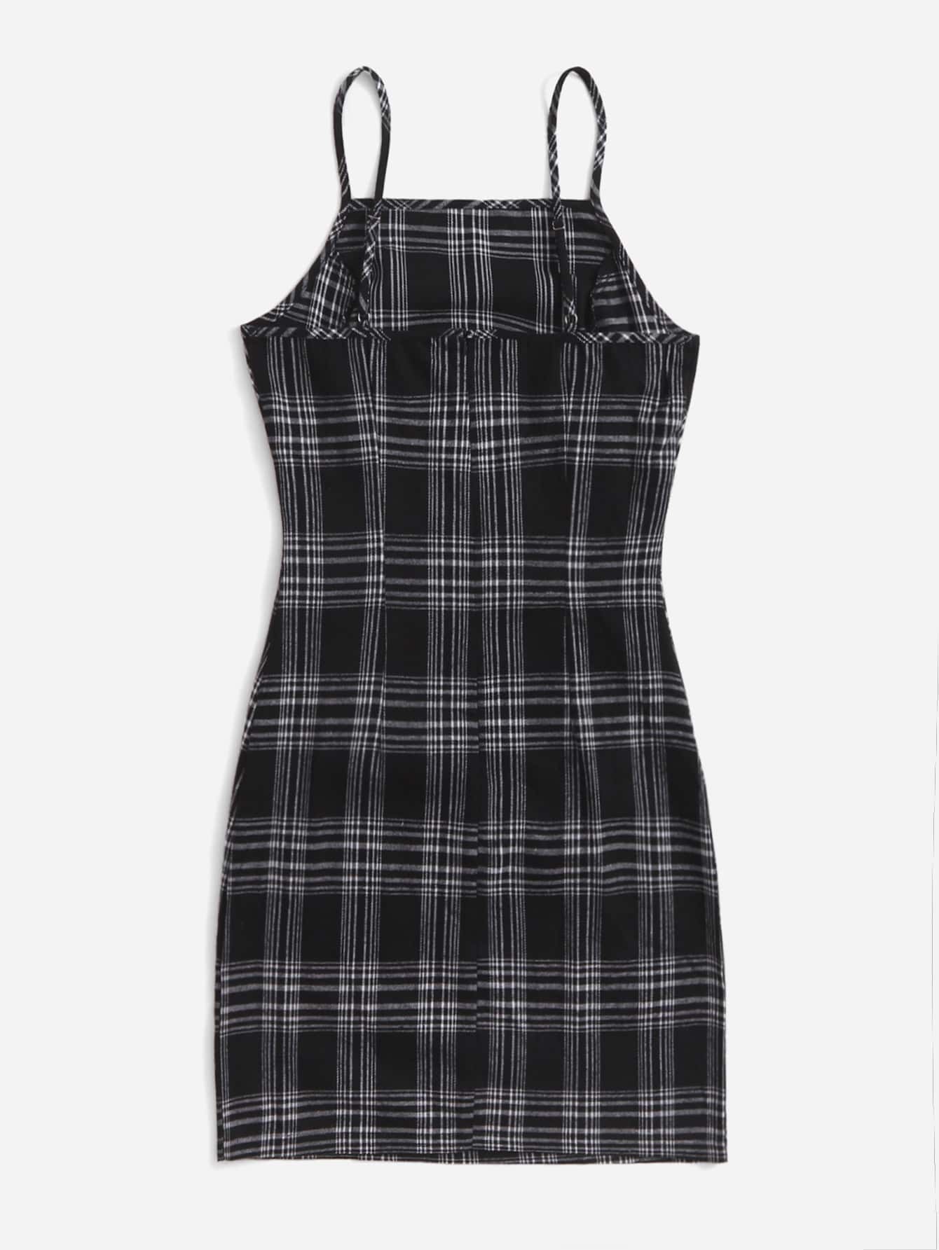Our Plaid Cami Dress is such a vibe - ROMWE