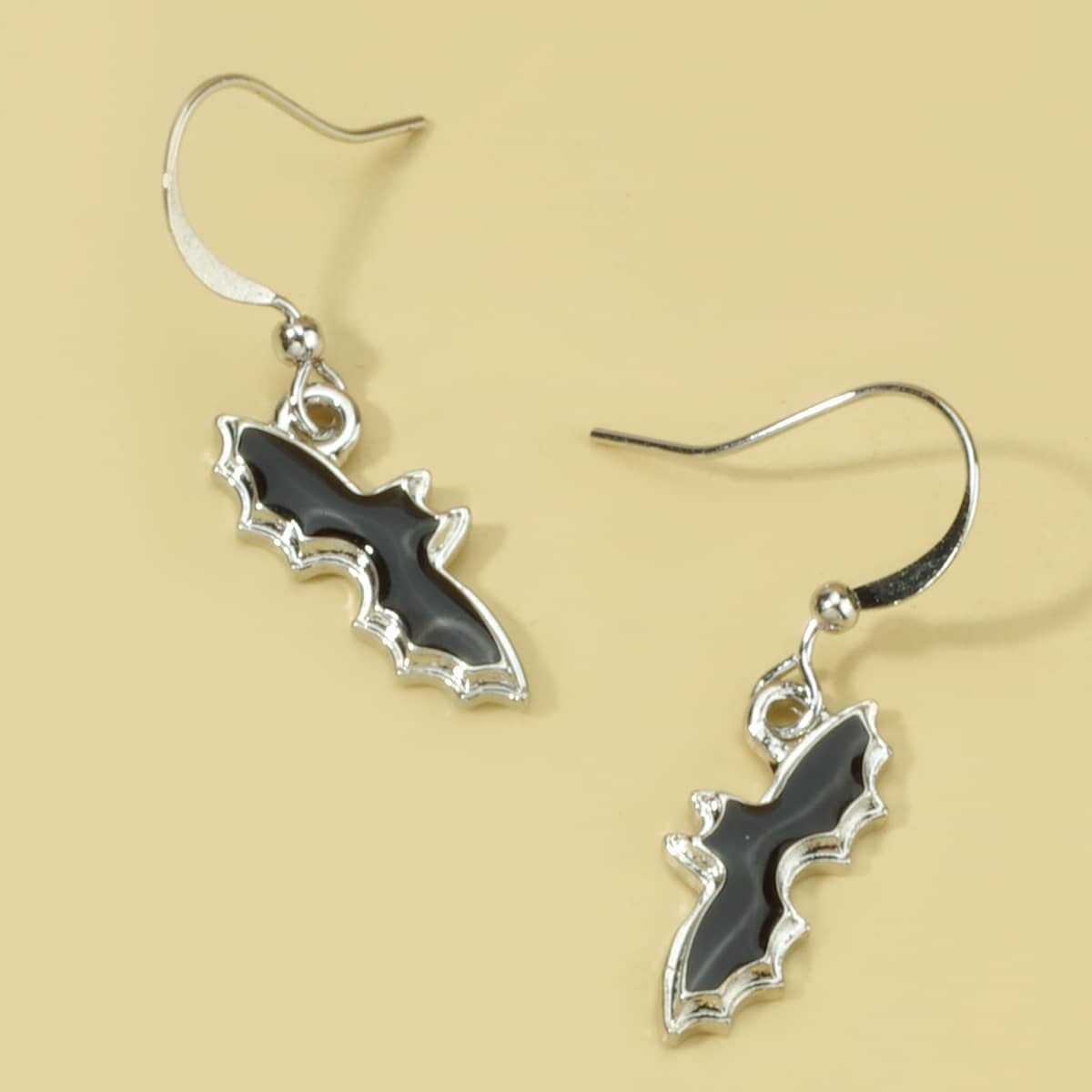 

Bat Drop Earrings, Multicolor