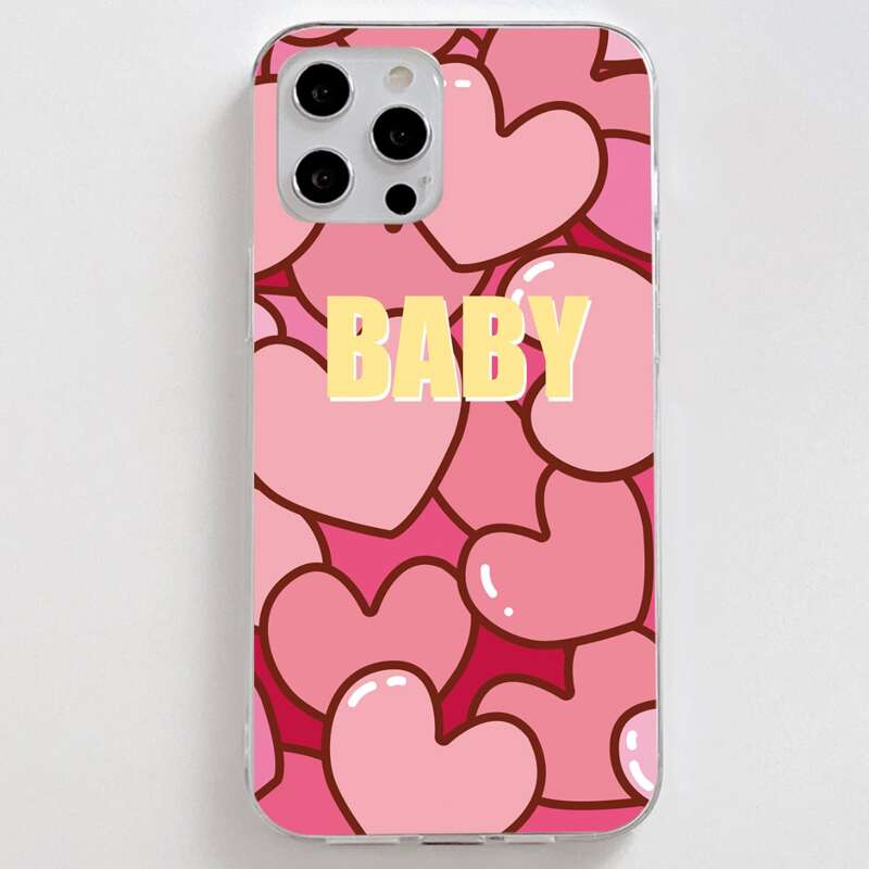 

Heart Pattern Phone Case, Multicolor