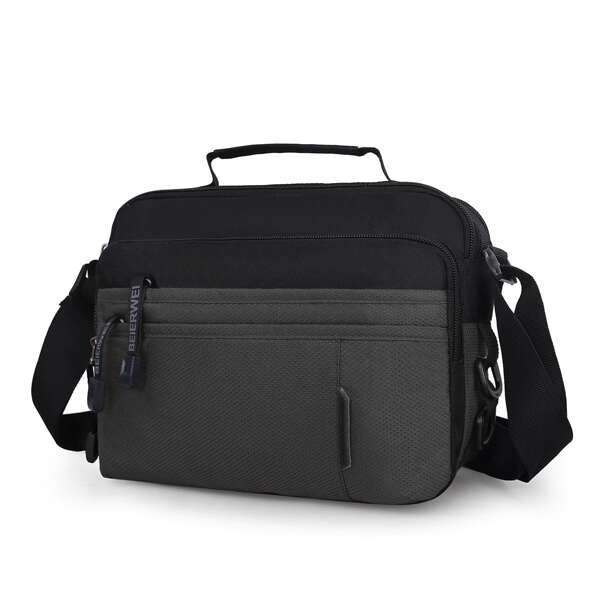 

Men Two Tone Crossbody Bag, Multicolor