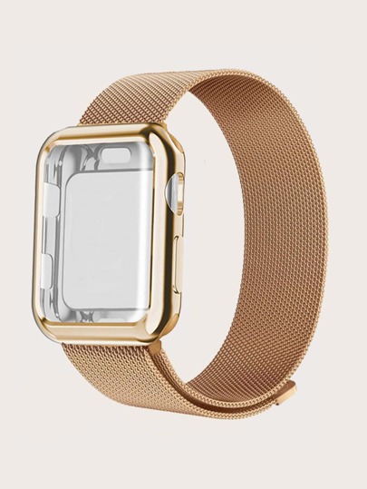 金屬錶帶和保護殼適用於Apple Watch