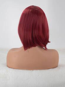 Peluca corta natural - Rojo - Ver 2