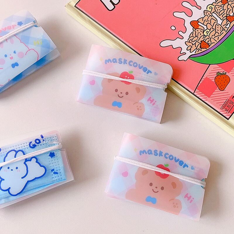 

1pc Cartoon Graphic Random Face Cover Storage Clip, Multicolor