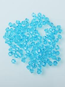 120 顆玻璃水晶珠 DIY 首飾配件 - 寶藍色 - 查看 1