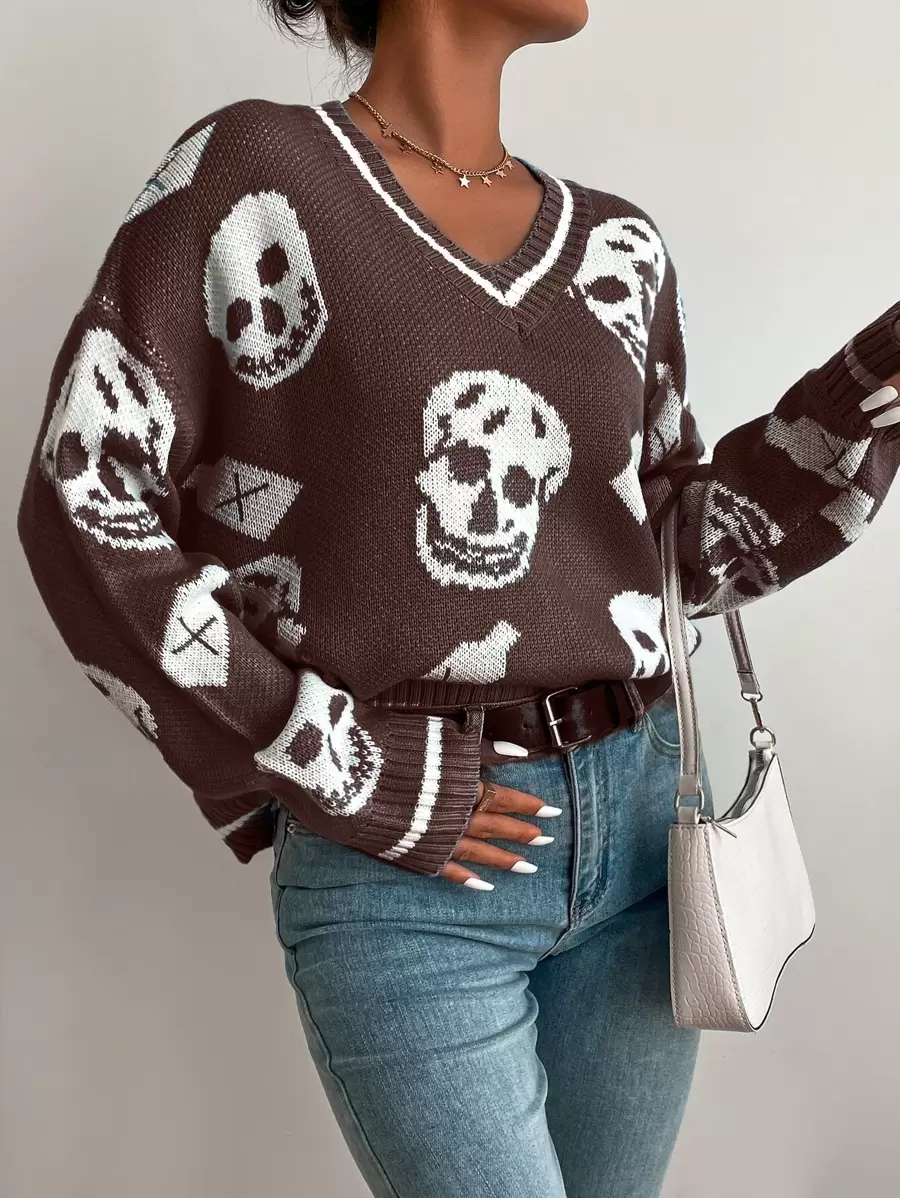 Skull Sweaters at SheIn Skull Sweaters at SheIn
