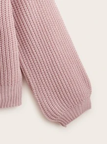 Calvaya 大码女式纯色 V 领单排扣长袖休闲通勤百搭开衫，秋冬 - 粉色 - 查看 3