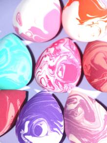 1 quả trứng làm đẹp hai màu, màu sắc được giao ngẫu nhiên, nhiều màu thay đổi dần dần bông trang điểm kem nền trộn trang điểm khô và ướt, trang điểm, giá rẻ, trang trí phòng, bàn trang điểm, du lịch, phòng ngủ, phụ kiện trang điểm, bông trang điểm, bông phấn, bông mút trang điểm - Nhiều màu - Xem 3