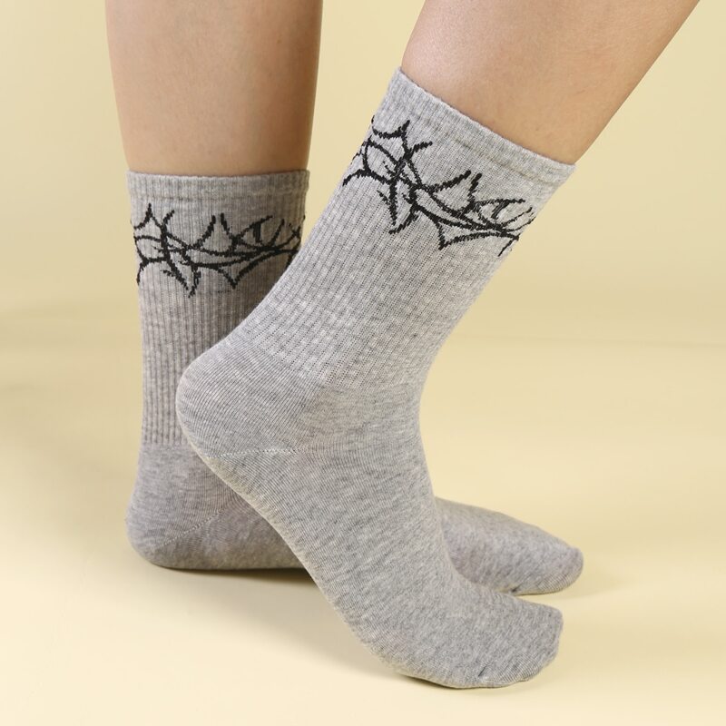 

Guys Graphic Pattern Crew Socks, Multicolor