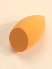 MAANGE 1 miếng mút trang điểm cắt nghiêng, bông trang điểm mềm mại và thân thiện với da, dụng cụ trang điểm dễ dàng mang theo khi đi du lịch, giá rẻ, đồ nhét tất, đồ trang điểm, dụng cụ trang điểm, đồ giá rẻ, quà tặng, quà tặng cho phụ nữ, quà tặng Giáng sinh - trái cam - Xem 1