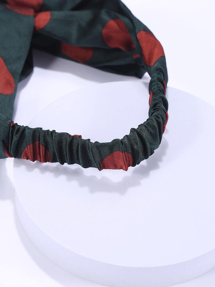 EMERY ROSE 4pcs Polka Dot Print Hair Band - Multicolor - View 4