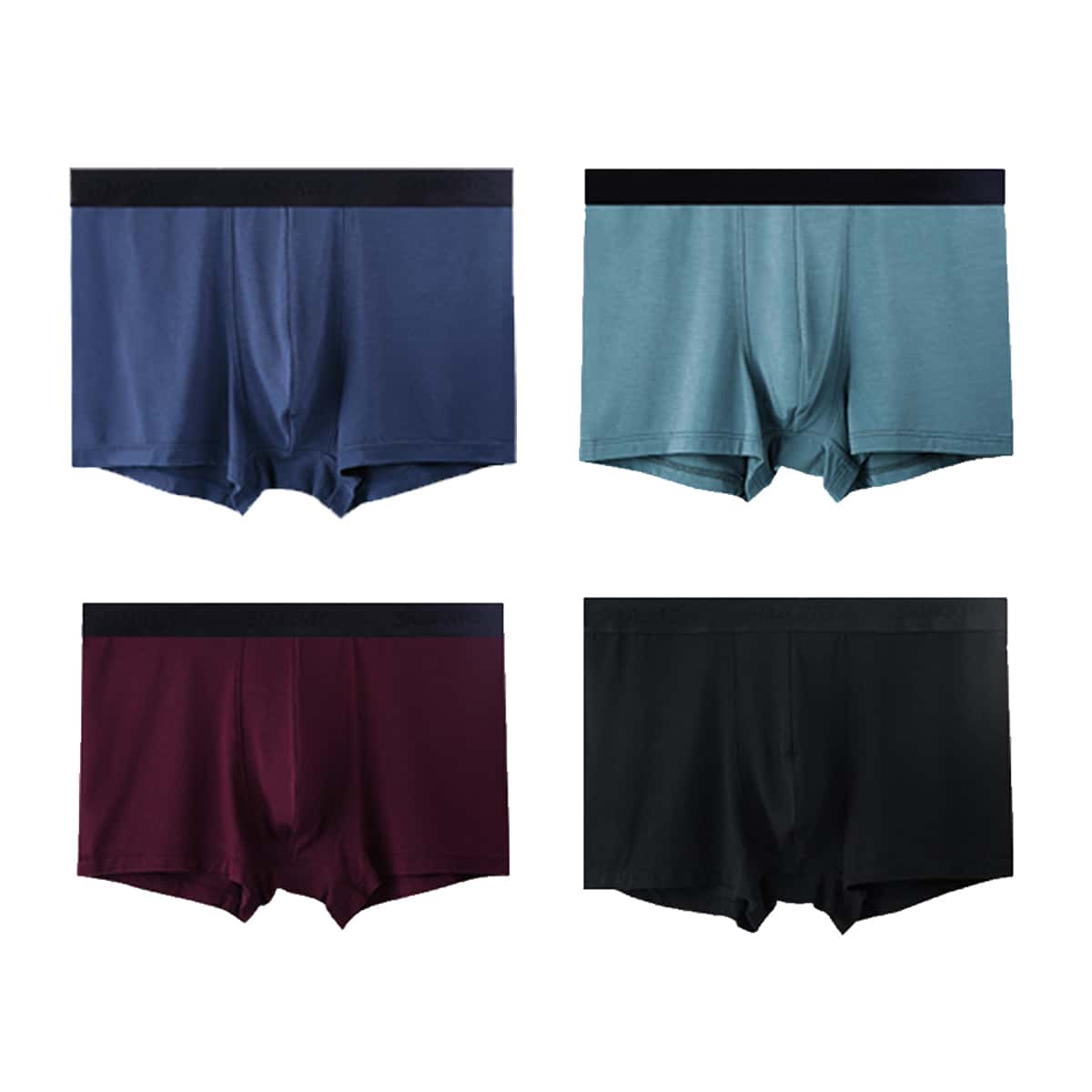 

Guys 4pcs Color Block Boxer Brief, Multicolor