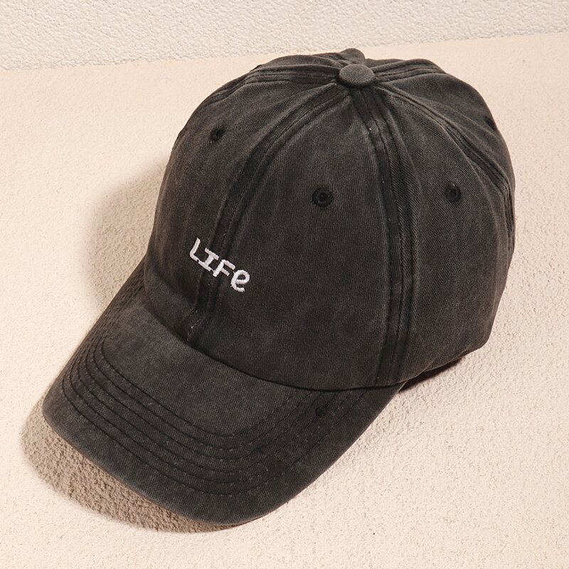 

Guys Letter Graphic Baseball Cap, Dark grey